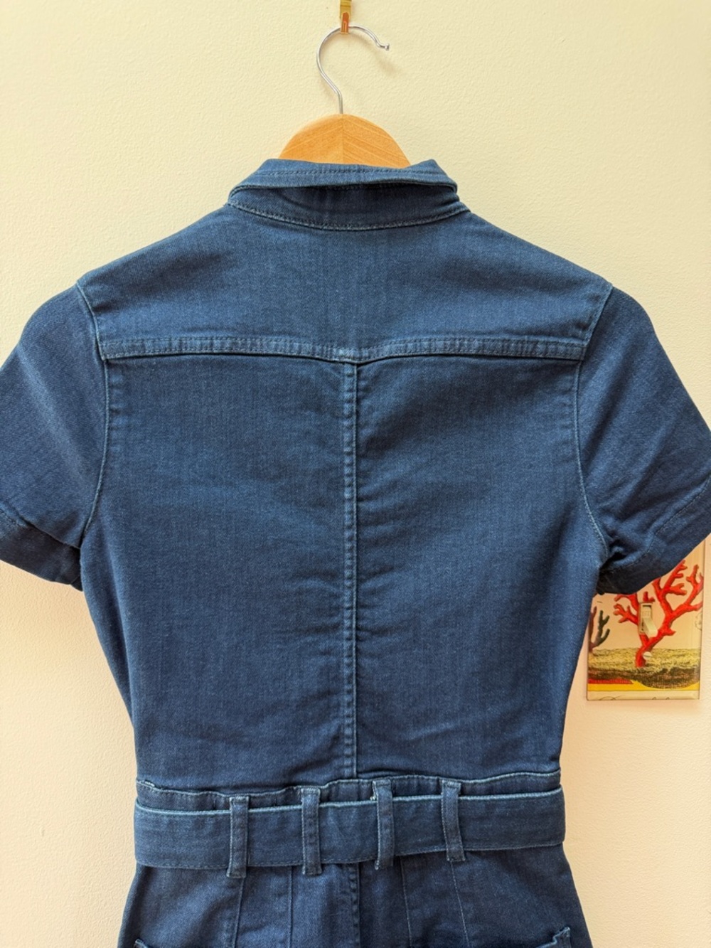 Maeve Anthropologie The Colette Denim Jumpsuit - Picture 4 of 7